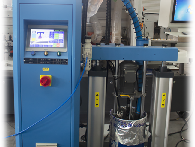 封邊機選配--加裝PUR供膠系統-選配代碼（PUR）